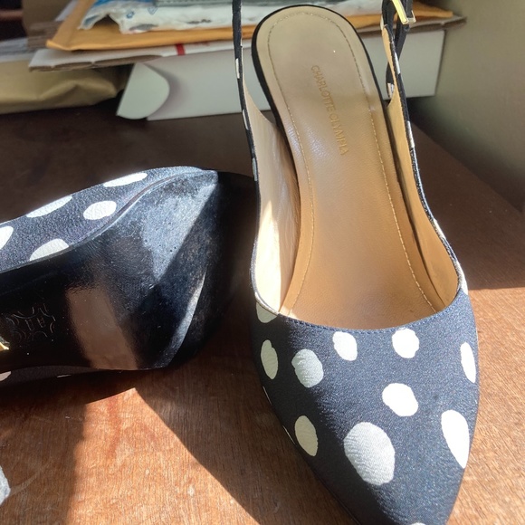 Charlotte Olympia Kabuki Polka Dot Heels/Pumps - Picture 2 of 6